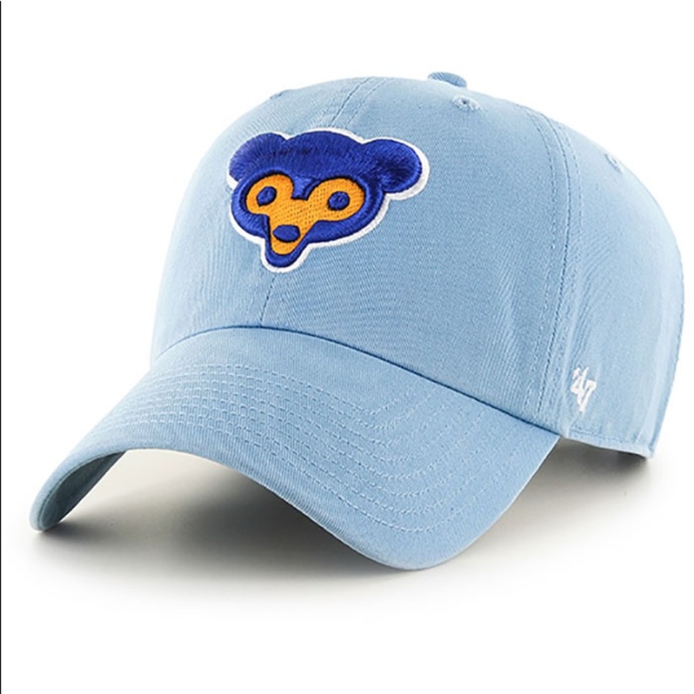 Light blue Chicago Cubs baseball hat